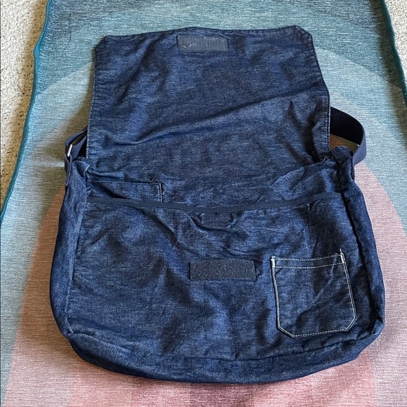 Gap Vintage Denim Lap Top Messenger Bag - Picture 3 of 8